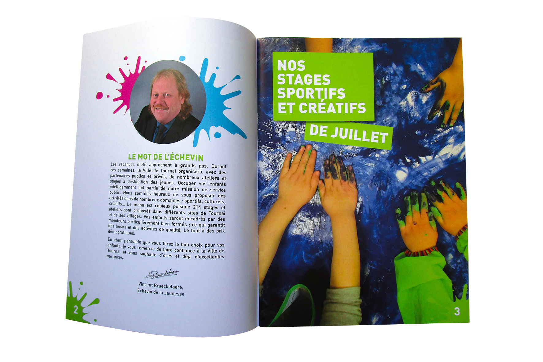 Stages sportifs et ateliers créatifs, introduction